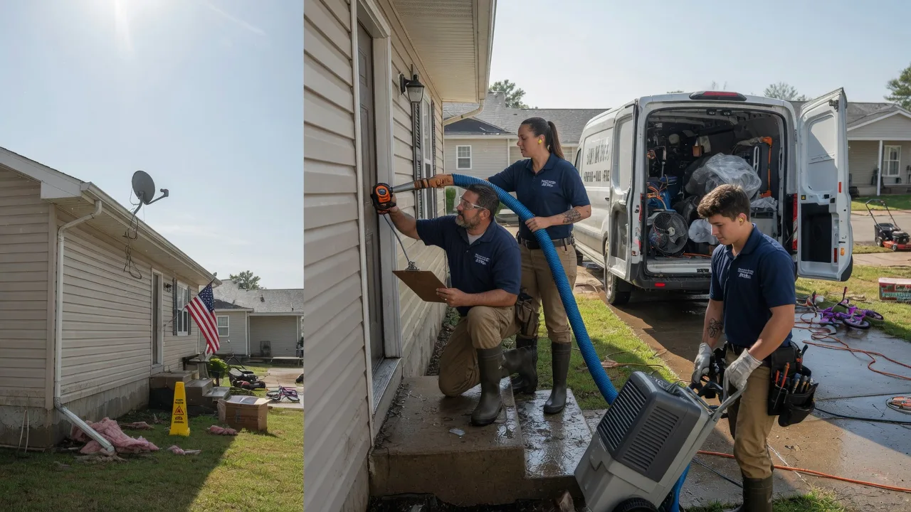 Ceiling Water Damage Restoration in Bensalem, PA near me
